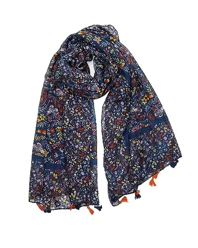 SIZNING TABASSUMINGIZ Ayollar uchun katta Boho sharf Yengil gul bosilgan sharflar Kuzgi qishki moda hoshiyali ro'mol o'rash 