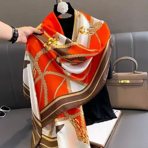 Sizning tabassumingiz Katta tut ipakdek tuyg'u Uzoq dog 'shal ro'moli Yengil quyoshdan himoya qiluvchi ro'mollar Ayollar uchun o'ralgan - 7