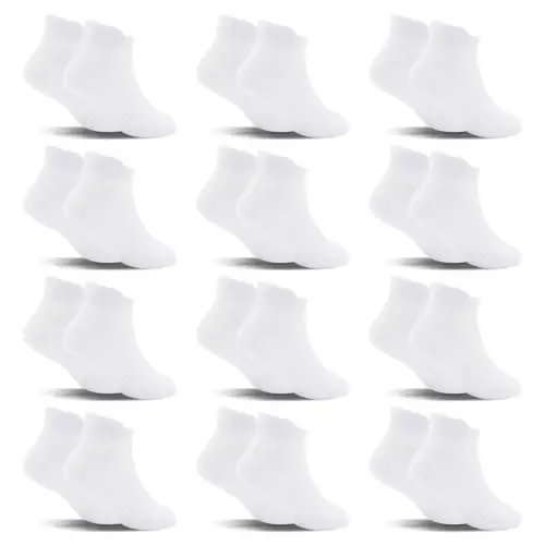 SkiBeaut 12 Pairs Toddler Non Slip Kid Boy Girl Socks with Grips, Toddlers Child Anti Skid Sticky Gripper Socks 1-7 Years Old 