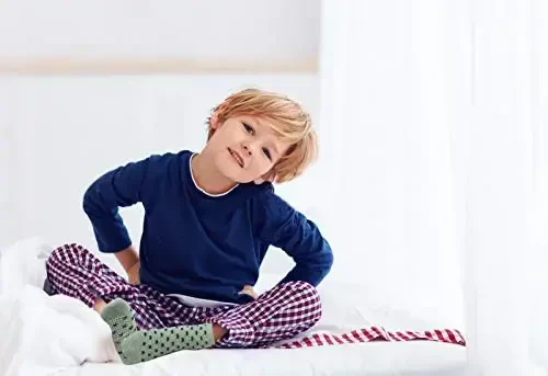 SkiBeaut Bolalar uchun Sirpanmaydigan Paypoqlar Tutqichli Yopishqoq Sirpanchiq Paypoqlar 1-7 Yosh 12 Juft Bolalar O'g'il Qizlar Paypoqlari - 3