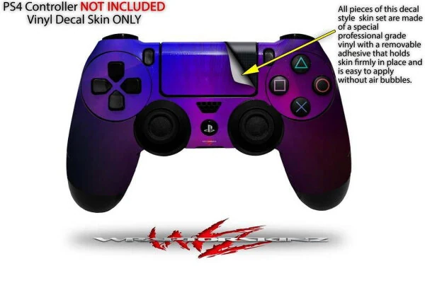 Скин для Sony PS4 Dualshock Controller PlayStation 4 Original Slim and Pro Bent Light Blueish (КОНТРОЛЛЕР НЕ ВХОДИТ В КОМПЛЕКТ) - Modazone (1)