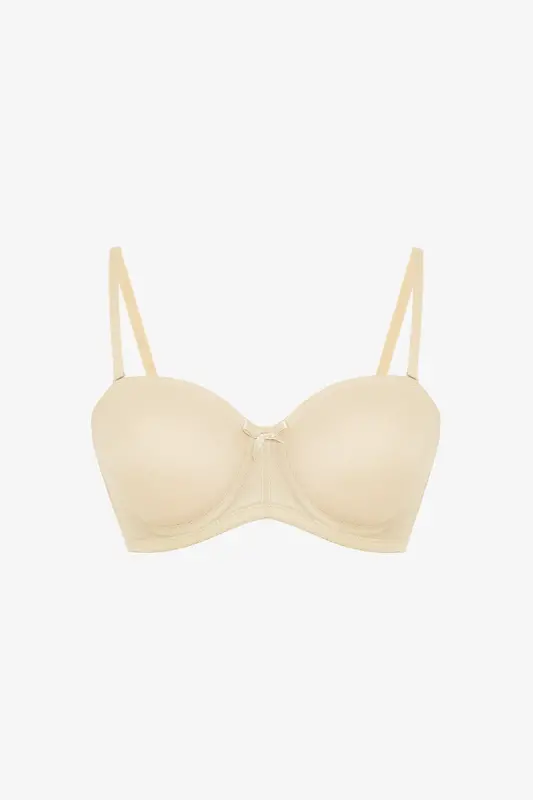 Skin Tone Shaping Underwire Non-Padded Lotus Bra - 7