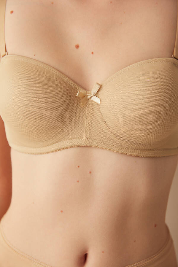 Skin Tone Shaping Underwire Non-Padded Lotus Bra - 13