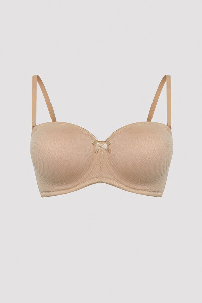 Skin Tone Shaping Underwire Non-Padded Lotus Bra - 14