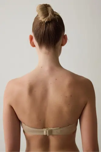 Skin Tone Shaping Underwire Non-Padded Lotus Bra - 4