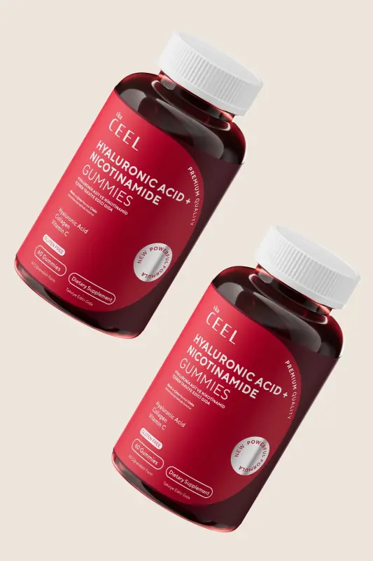 Skin Vitamin Chewable Vegan Gummy, Hyaluronic Acid, Vitamin C, Glutathione, Q10, ALA, Biotin - 5