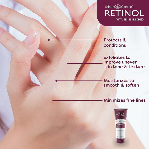 Skincare LdeL Cosmetics Retinol Yolgʻonlikka қарши qoʻl kreami 3,4 untsiya - 5