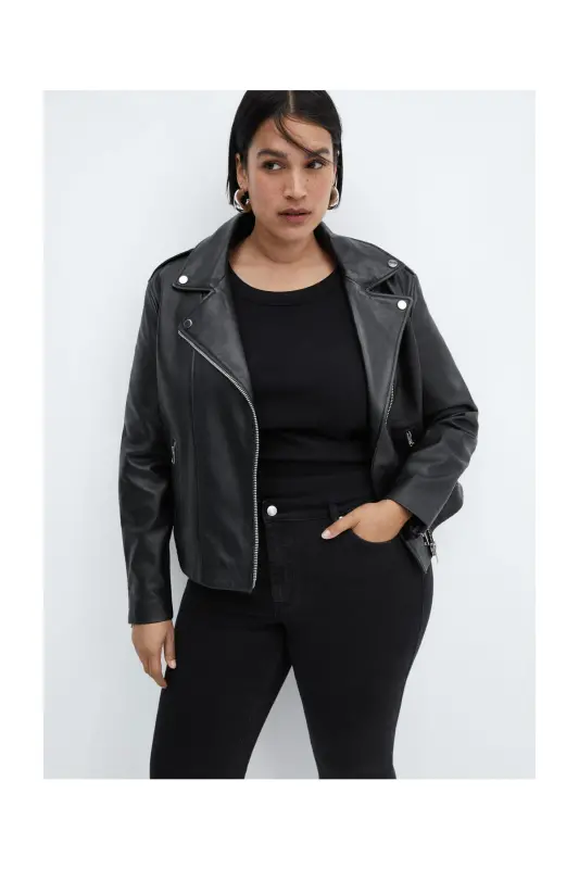 Skinny-Jeans mit verkürzter Länge - Schwarzer Denim - 12