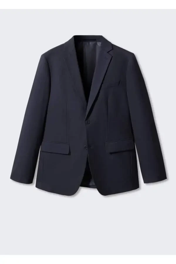 Skinny-Fit Blazer Jacket in Stretch - 3