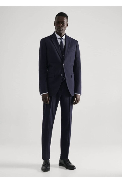 Skinny-Fit Blazer Jacket in Stretch - MANGO MAN (1)