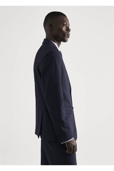 Skinny-Fit Blazer Jacket in Stretch - 5