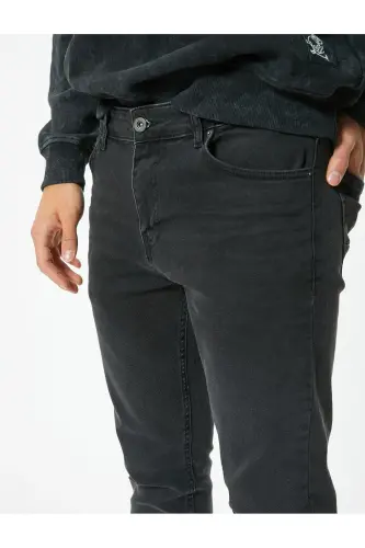 Skinny Fit Jeans - Michael Jean-Anthracite - 5