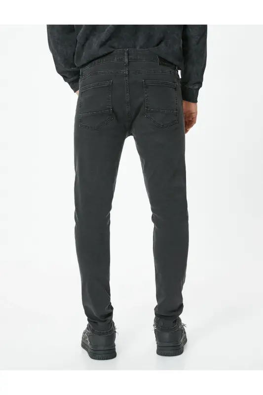 Skinny Fit Jeans - Michael Jean-Anthracite - 4