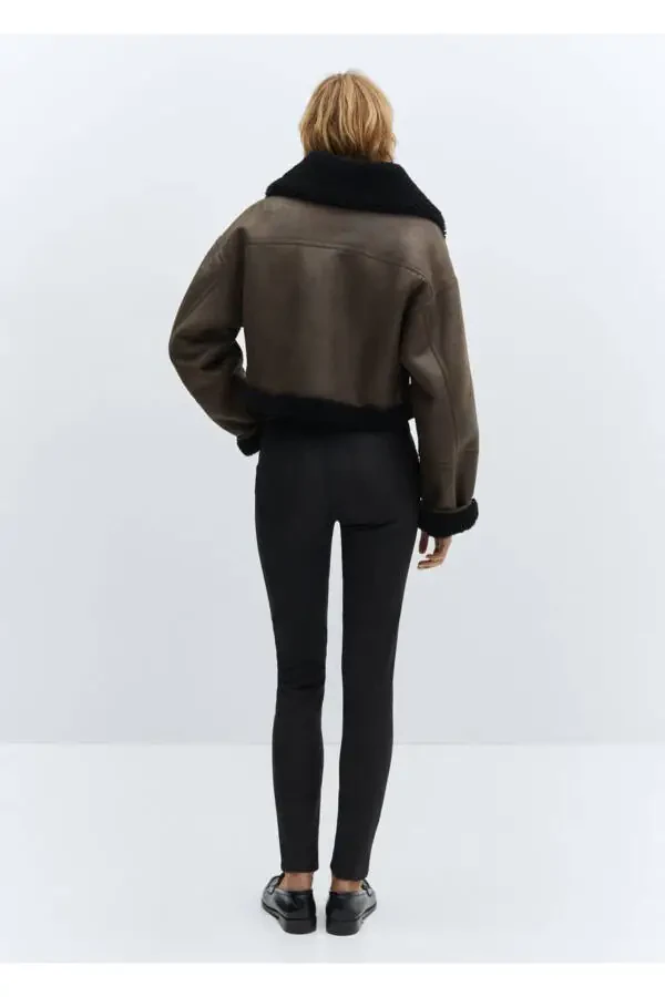 Skinny Jean Pants with Waxed Push-Up - 4