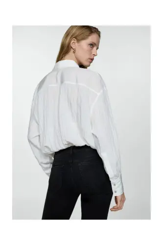 Skinny push-up jeans-Black denim - 6