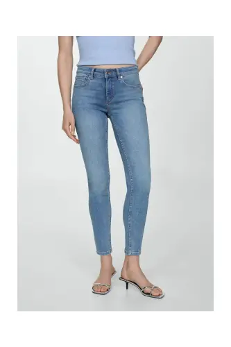 Skinny push-up jeans - Medium Blue - 1