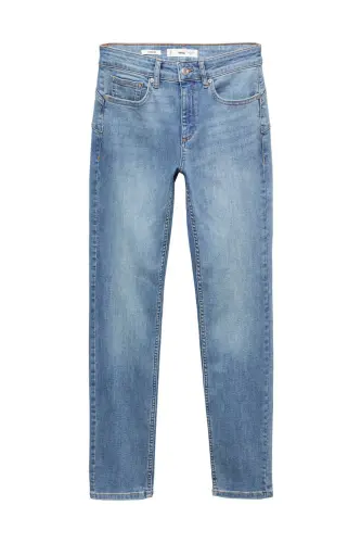 Skinny push-up jeans - Medium Blue - MANGO WOMAN (1)