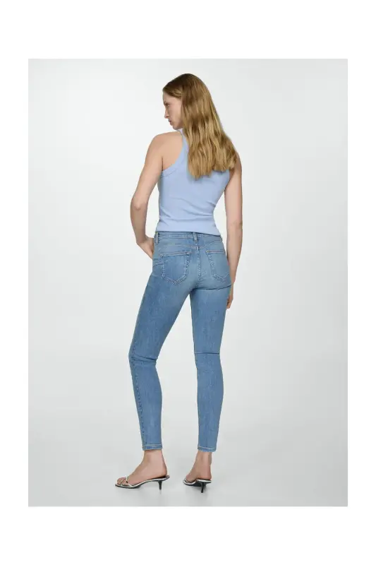 Skinny push-up jeans - Medium Blue - 11