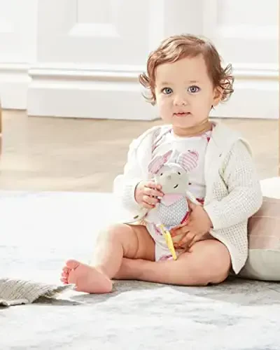 Skip Hop Bandana Buddies Baby Activity Chime & Teether Stroller Toy, Mouse - 6