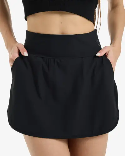Skirt Shorts - BLACK - 1
