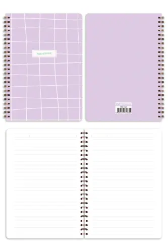 Школьная тетрадь А5 в спиральной обложке 80 листов 4 штуки - в линейку - 3