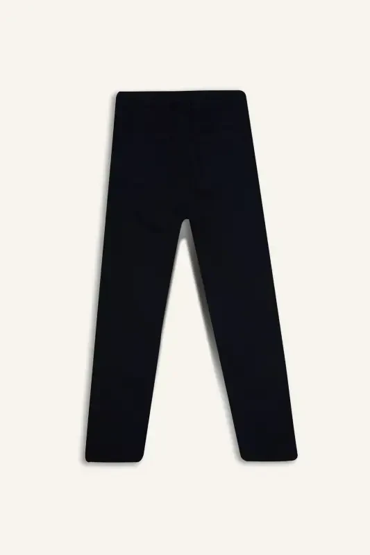 Школьные брюки для мальчиков темно-синего цвета из габардина T8850a623au - 3