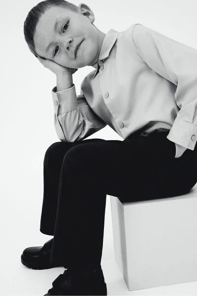 Школьные брюки прямого кроя - H&M (1)