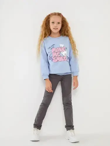 Школьные Самые Удобные Брюки-Антрацит - 1