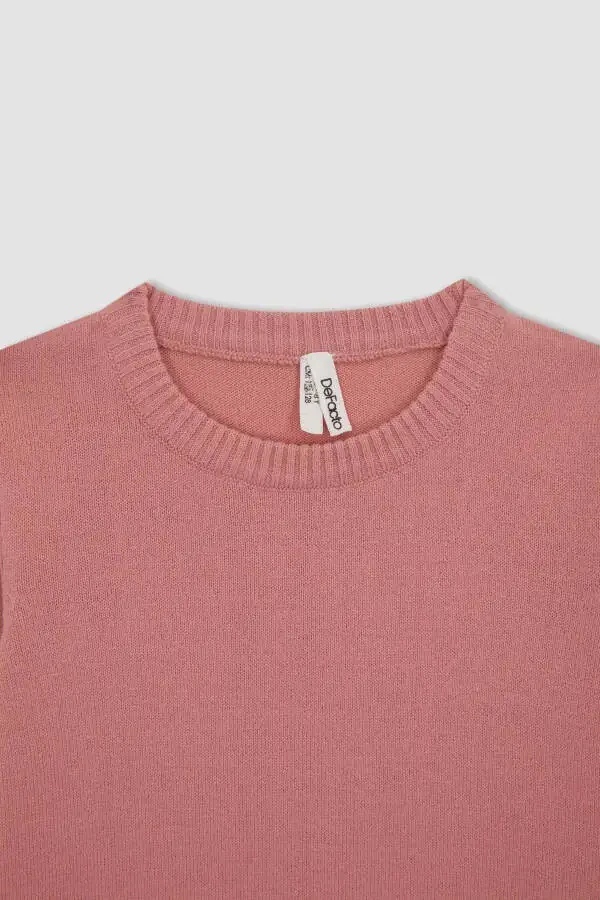 Школьный свитер с воротником-поло для девочек - 7