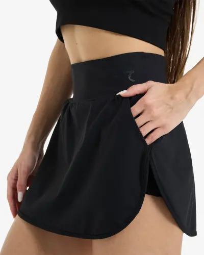 Skort (Skirt Shorts) - BLACK - 7SABER (1)