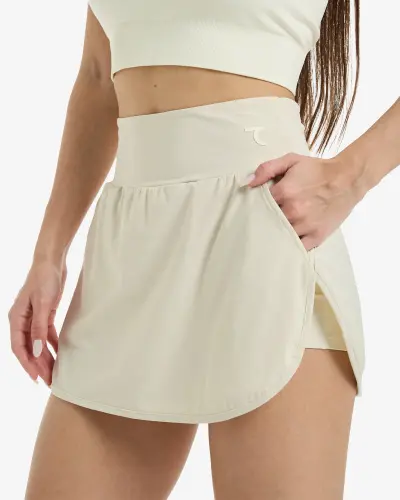 Skort (Skirt Shorts) - WHITE - 1