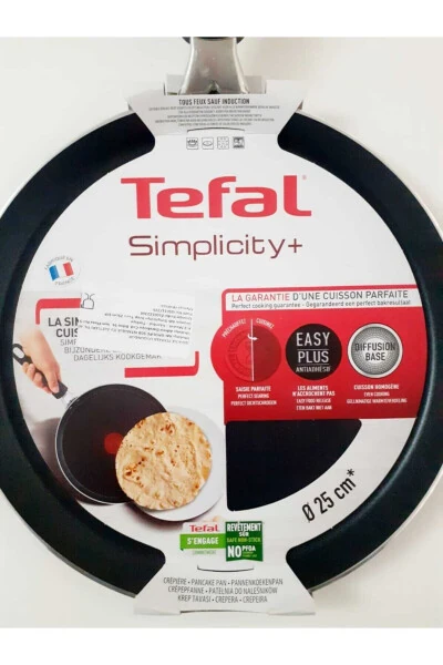 Сковорода для блинов Tefal Simplicity 25 см Tkrp - 4
