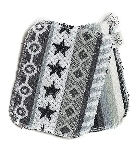 Skoy Bundle, 2-Pack Skoy Scrub, and 4-Pack Skoy Swedish Dishcloth, Reusable Cleaning Products for Kitchen and Household, Planet-Friendly, Dishwasher Safe Soft Scrub, Monochromatic Colors - 2