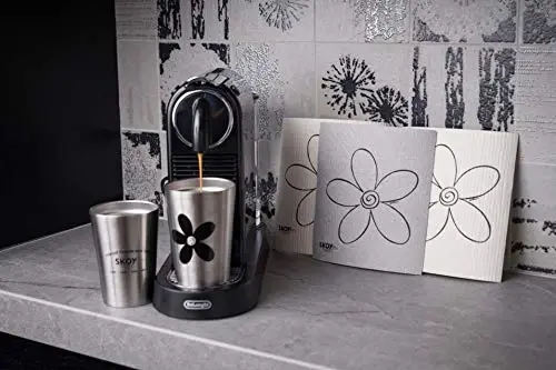 Skoy Bundle, 2-Pack Skoy Scrub, and 4-Pack Skoy Swedish Dishcloth, Reusable Cleaning Products for Kitchen and Household, Planet-Friendly, Dishwasher Safe Soft Scrub, Monochromatic Colors - 4