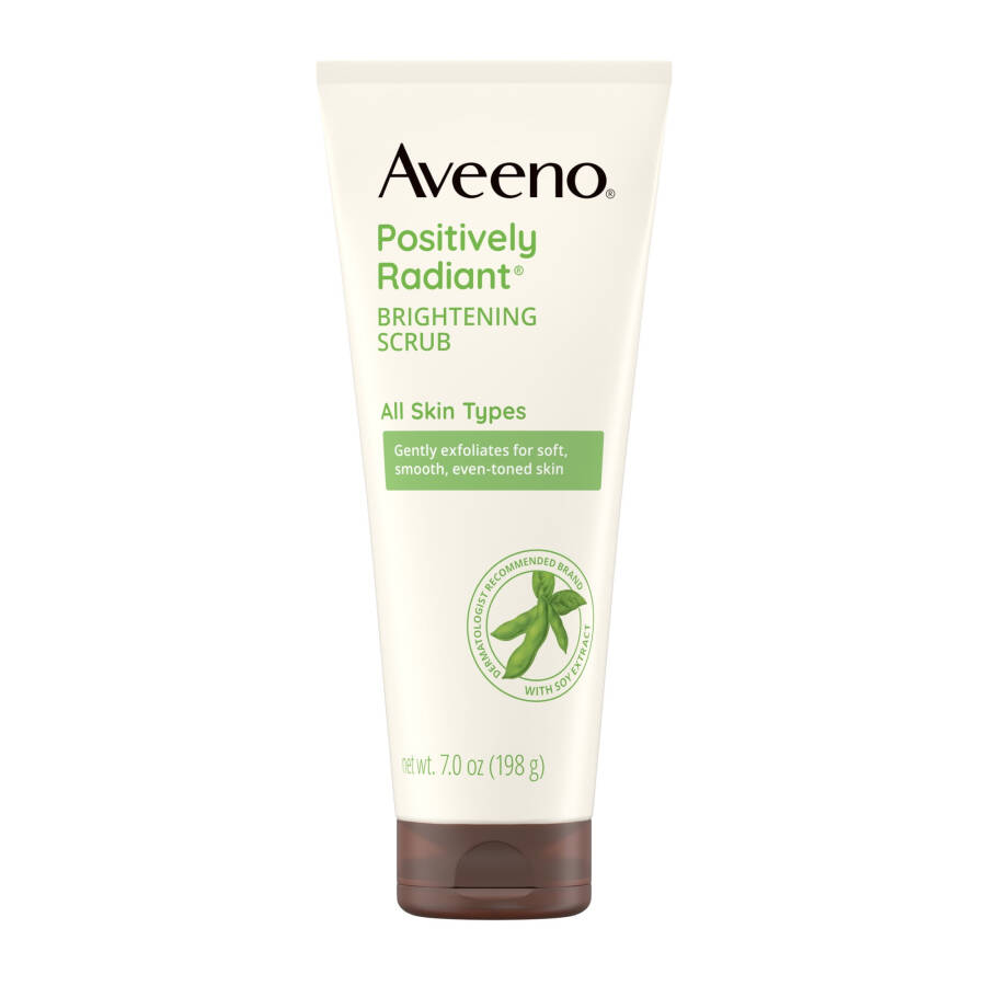 Скраб для лица Aveeno Positively Radiant Brightening & Exfoliating, 7 унций - 2