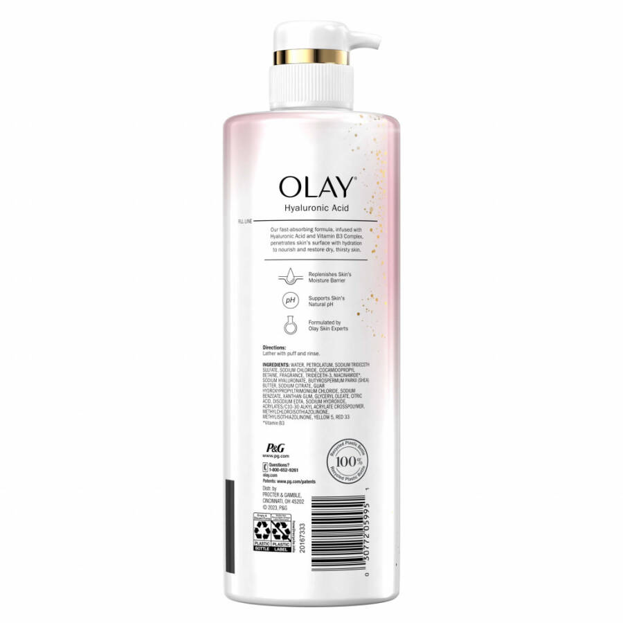 Скраб для тела от Olay Nourishing для женщин, с гиалуроновой кислотой, 20 жидких унций - 9