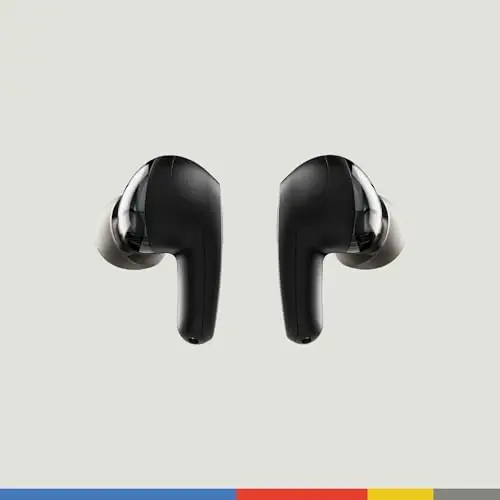 Skullcandy Rail Quloq ichki simsiz quloqchinlari, 42 soat batareya, Skull-iQ, Alexa bilan ishlaydi, Mikrofon, iPhone Android va Bluetooth qurilmalari bilan ishlaydi - Qora - 4