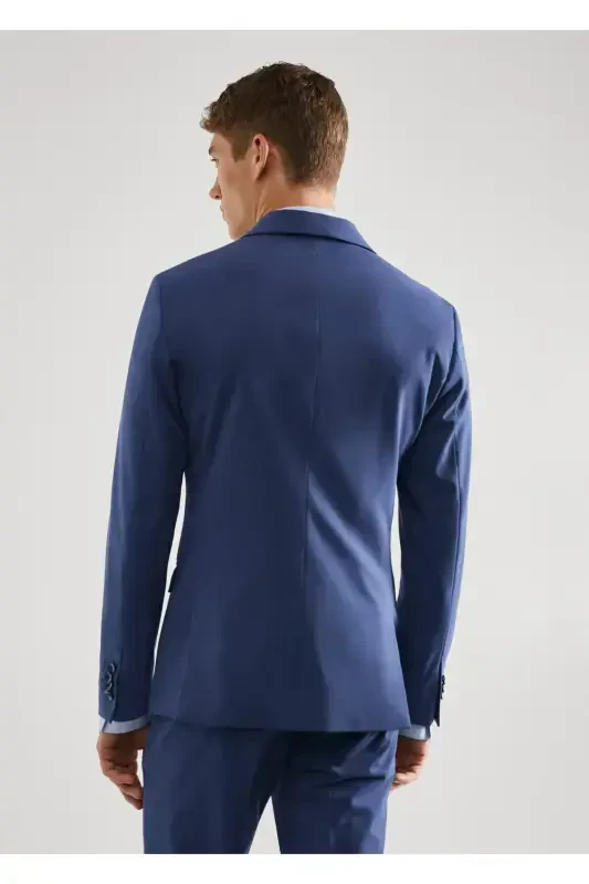 Sky Blue Men's Blazer 57040544-Sky Blue2 - 8