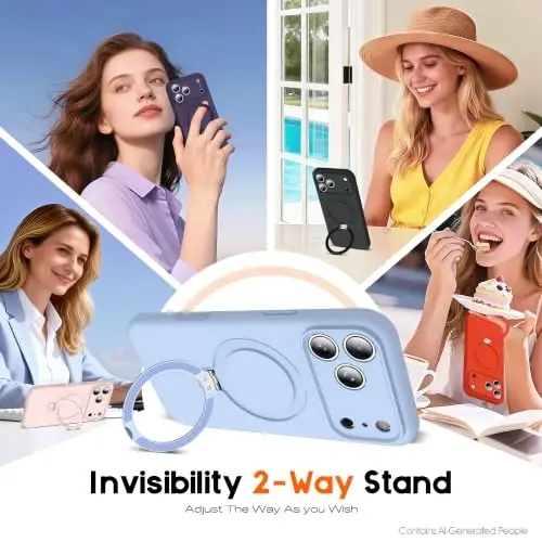 SKYLMW Case for iPhone 14 Pro Max with Stand,6.7