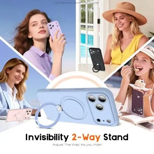 SKYLMW Case for iPhone 18 Pro with Stand,6.3