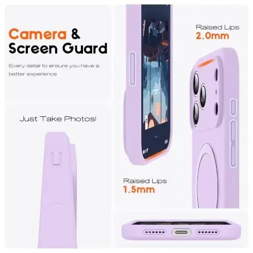 SKYLMW Case for iPhone 18 Pro with Stand,6.3