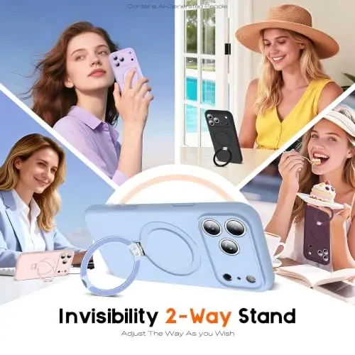 SKYLMW Case for iPhone 18 Pro with Stand,6.3