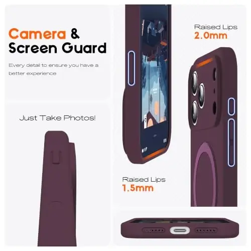 SKYLMW Case for iPhone 18 Pro with Stand,6.3