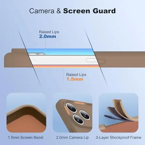 SKYLMW Compatible with iPhone 17 Case with Magnetic Invisible Stand Compatible with Mag-Safe Military Drop Tested Shockproof Silicone iPhone 17 Phone Cases for Women Men 6.3