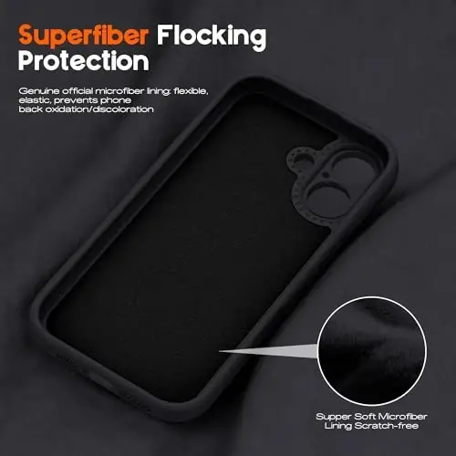 SKYLMW Compatible with iPhone 17 Case with Magnetic Invisible Stand [Compatible with Mag-Safe][Cute Aesthetic Striped Pattern] Silicone 17 Phone Case for Women Men 6.3