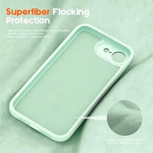 SKYLMW Compatible with iPhone 17E Case with Magnetic Invisible Stand [Compatible with Mag-Safe][Cute Aesthetic Striped Pattern] Silicone 17E Phone Case for Women Men 6.1