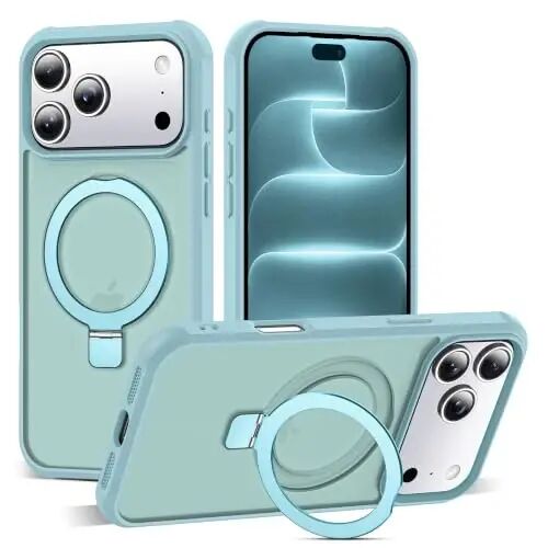 SKYLMW Compatible with iPhone 18 Pro Max Case with Stand,Blue | iPhone 18 Pro Max Phone Case 6.9