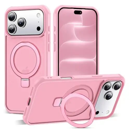 SKYLMW Compatible with iPhone 18 Pro Max Case with Stand,Pink | iPhone 18 Pro Max Phone Case 6.9