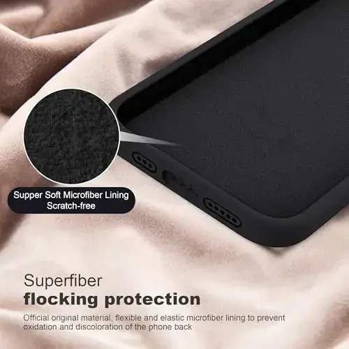 SKYLMW Designed for iPhone 16e Case with Magnetic Invisible Stand Compatible with Mag-Safe Military Drop Tested Shockproof Silicone Phone Cases for Women Men 6.1'', Black - 5