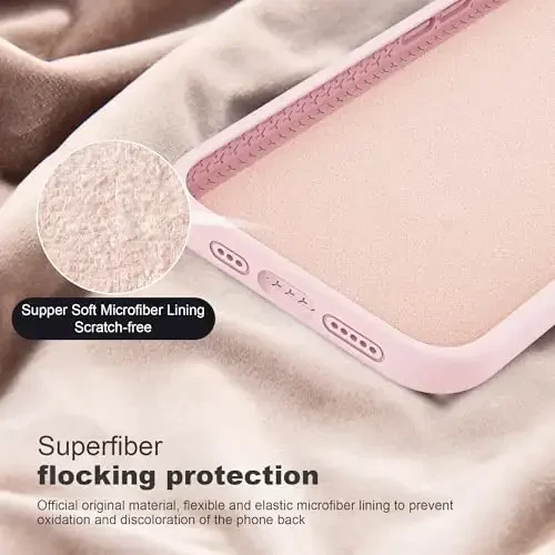 SKYLMW Designed for iPhone 16e Case with Magnetic Invisible Stand Compatible with Mag-Safe Military Drop Tested Shockproof Silicone Phone Cases for Women Men 6.1'', Pink - 5